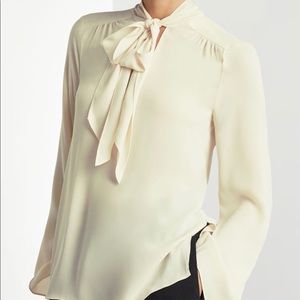 NWOT BCBGMaxAzria Scarf Neck Top